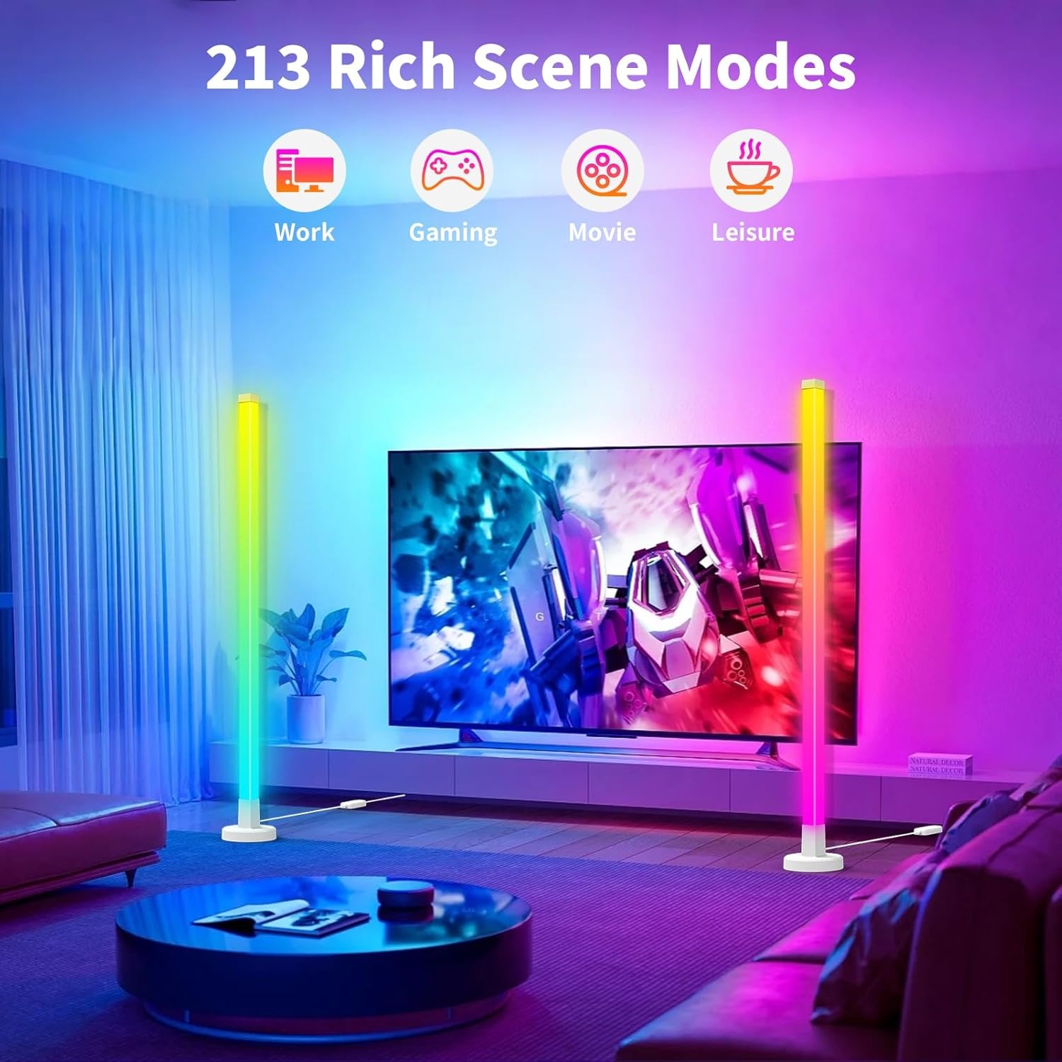 Corner Floor Lamp Smart RGB Co - Smart Bulb のレビューと価格