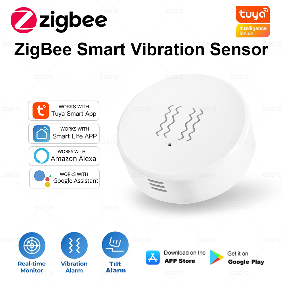 ZigBee Tuya Smart Vibration Se - Smart Home Security System のレビューと価格