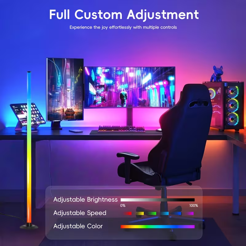 Smart RGB LED Corner Floor Lam - Smart Bulb のレビューと価格