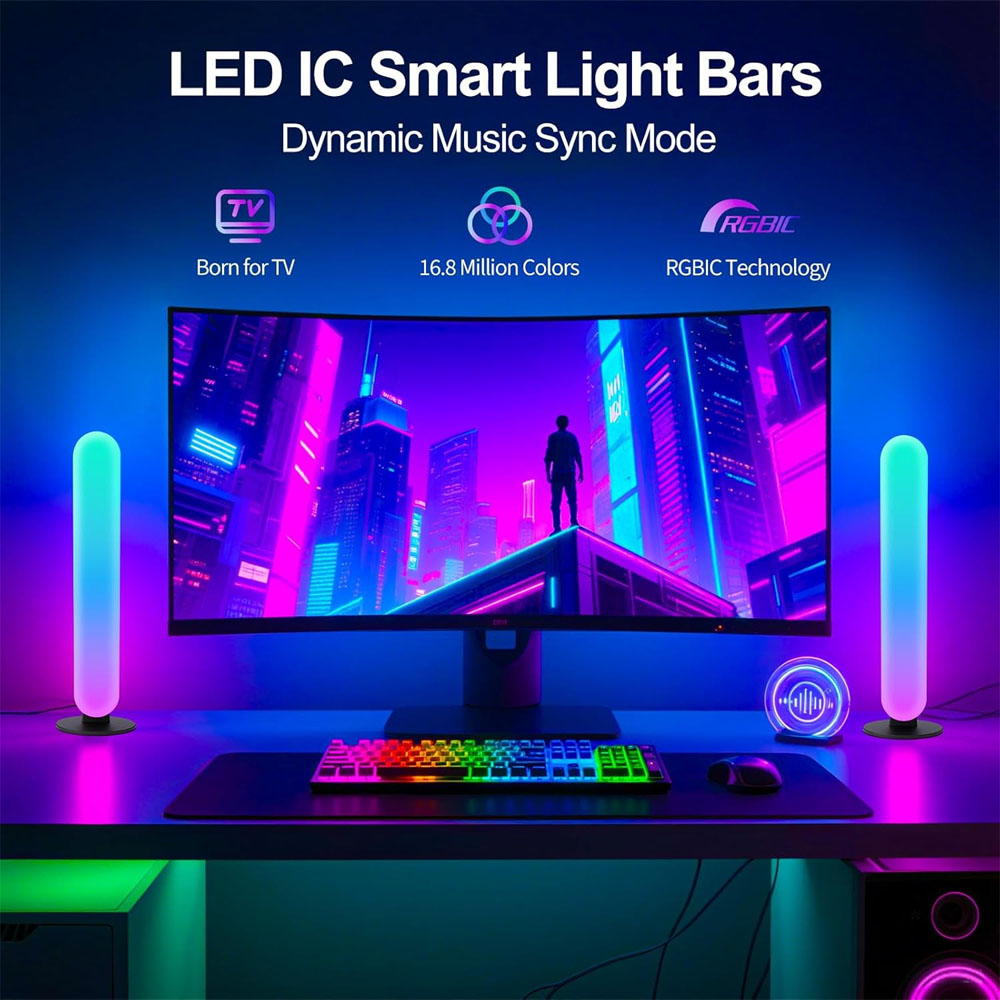 1/2/3Pcs Smart LED Light Bar,1 - Smart Bulb のレビューと価格