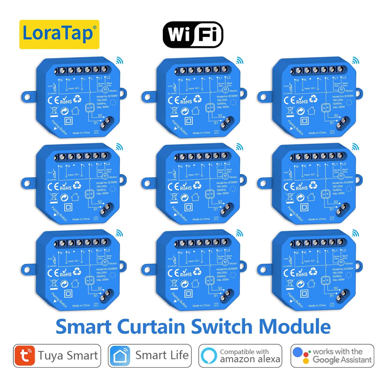 LoraTap Tuya Smart Roller Shut - Curtain Motor のレビューと価格