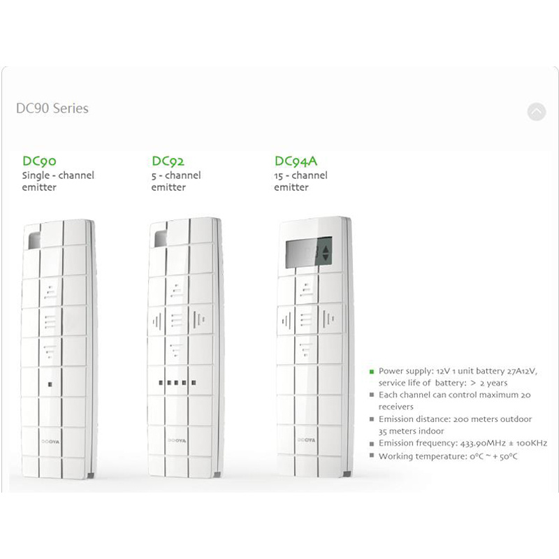 Original Dooya DC90 RF 433MHZ  - Curtain Motor のレビューと価格
