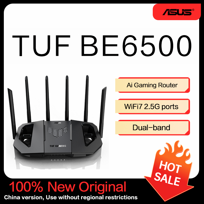 ASUS WiFi7 TUF GAMING BE6500 G - Smart Home Router のレビューと価格