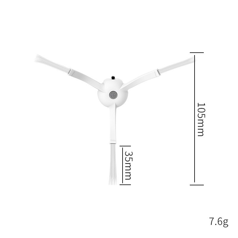 2Pcs White Side Brushes Replac - Robot Vacuum のレビューと価格