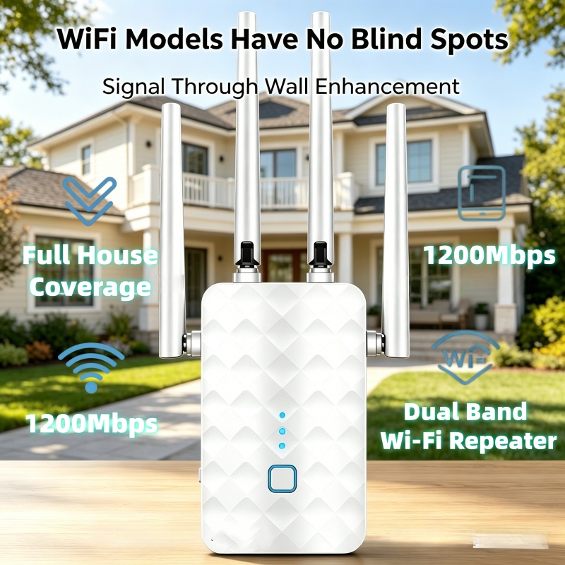 1200Mbps WiFi Repeater Wireles - Smart Home Router のレビューと価格