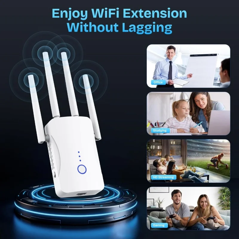 2.4G/5GHz Dual Band WiFi Repea - Smart Home Router のレビューと価格