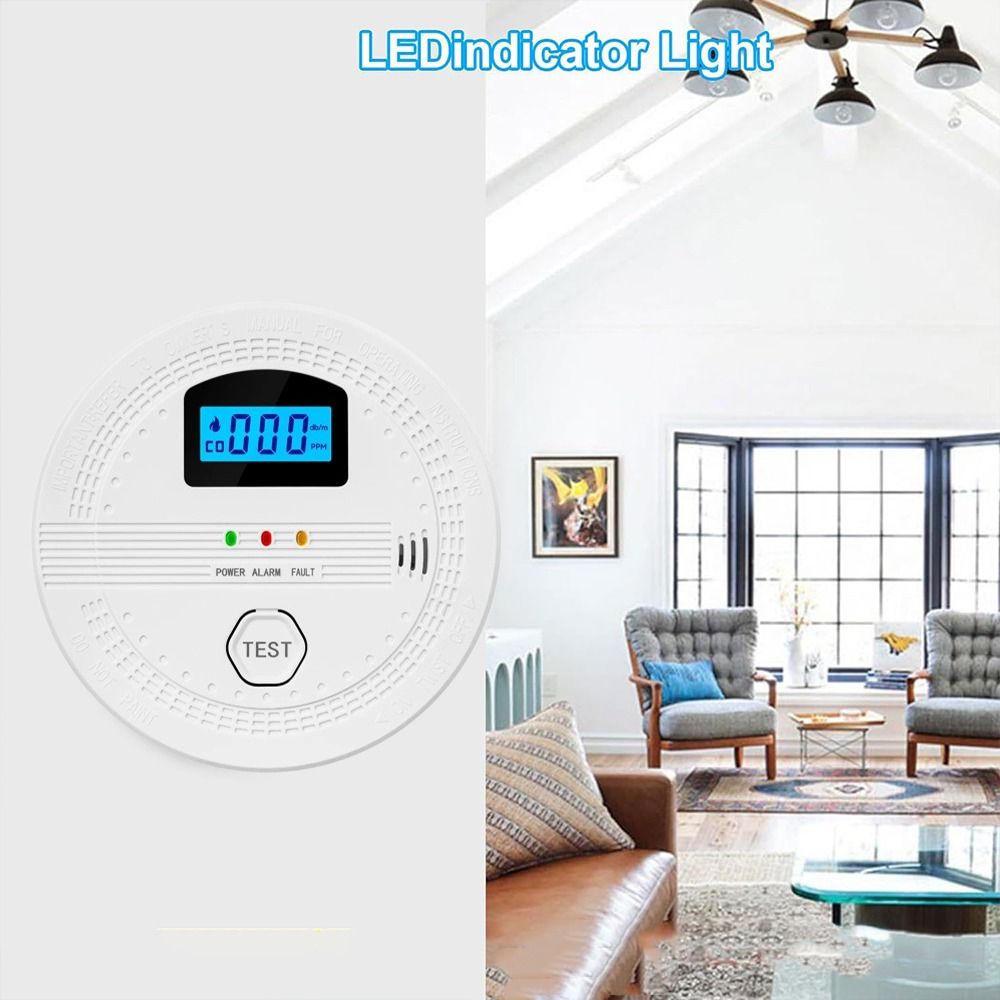 LCD Digital Display 2 in 1 CO  - Smart Smoke Detector のレビューと価格