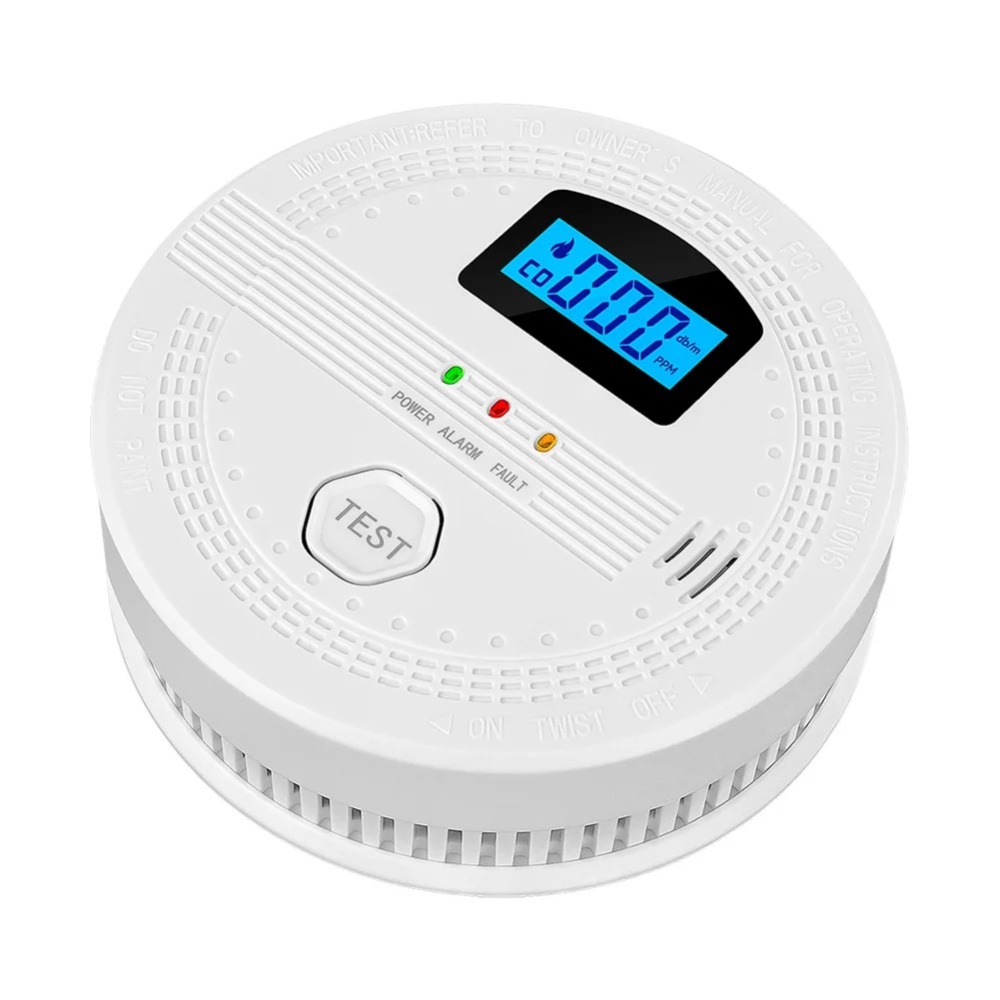 LCD Digital Display 2 in 1 CO  - Smart Smoke Detector のレビューと価格