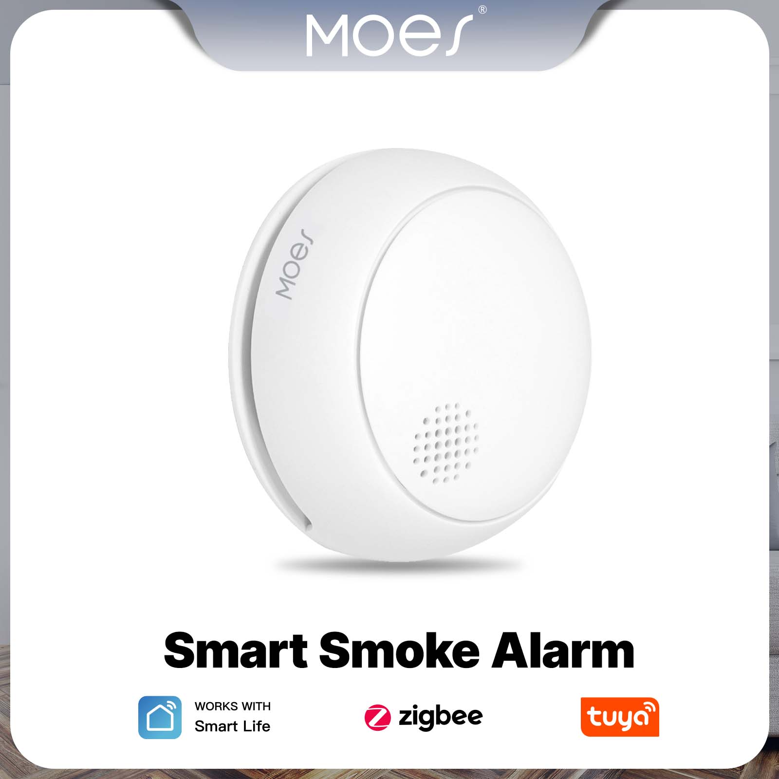 MOES ZigBee Smart Smoke Alarm  - Smart Smoke Detector のレビューと価格