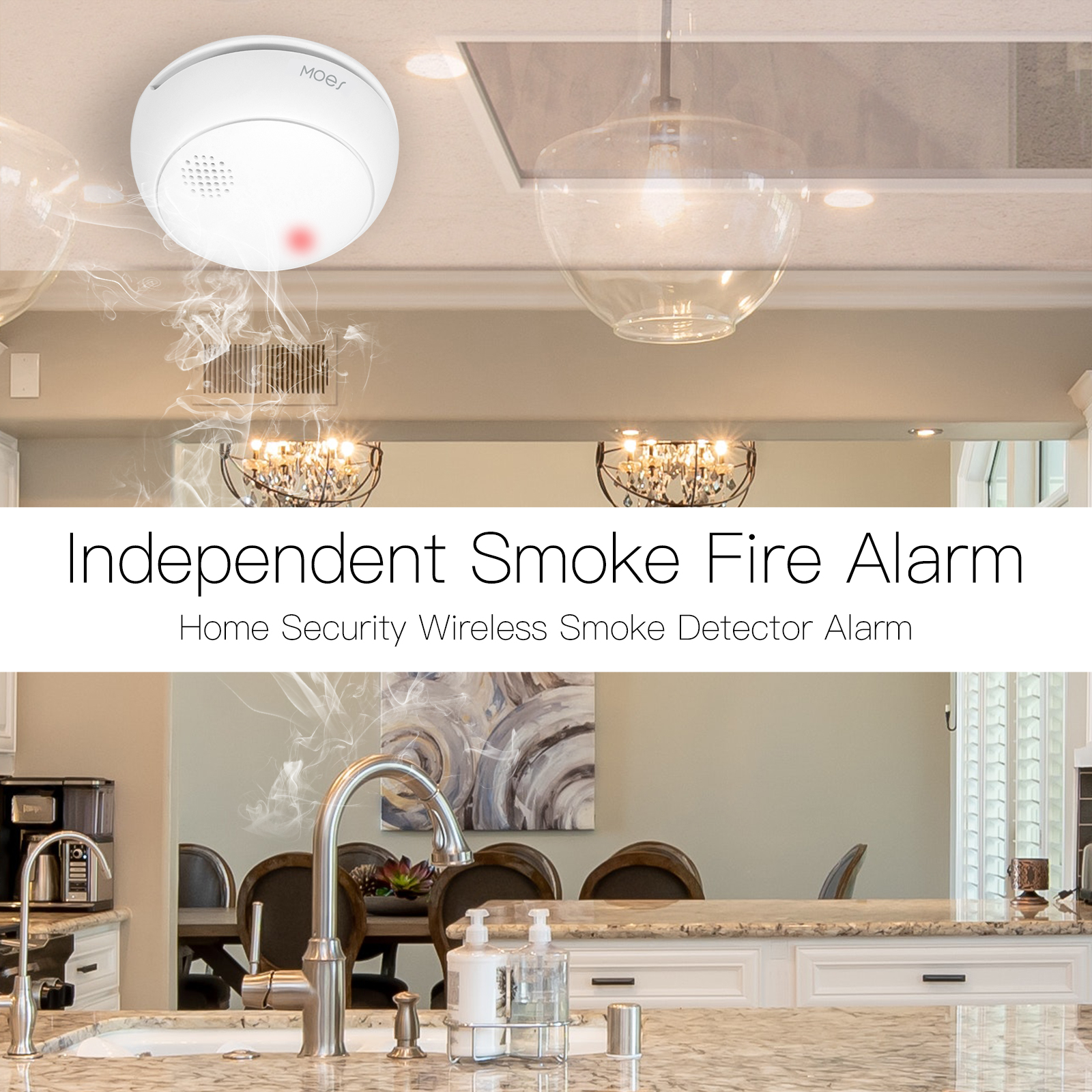 MOES ZigBee Smart Smoke Alarm  - Smart Smoke Detector のレビューと価格