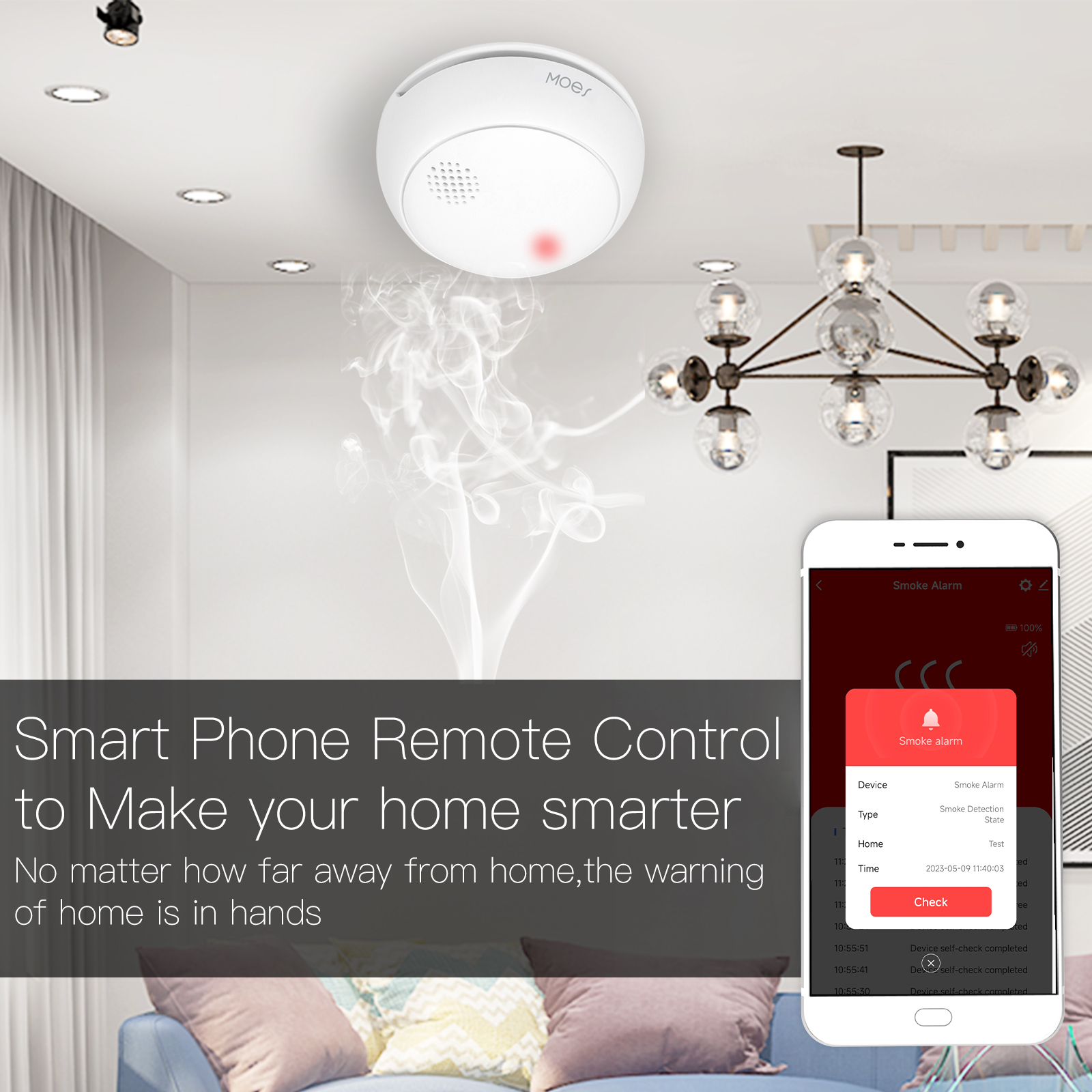 MOES ZigBee Smart Smoke Alarm  - Smart Smoke Detector のレビューと価格