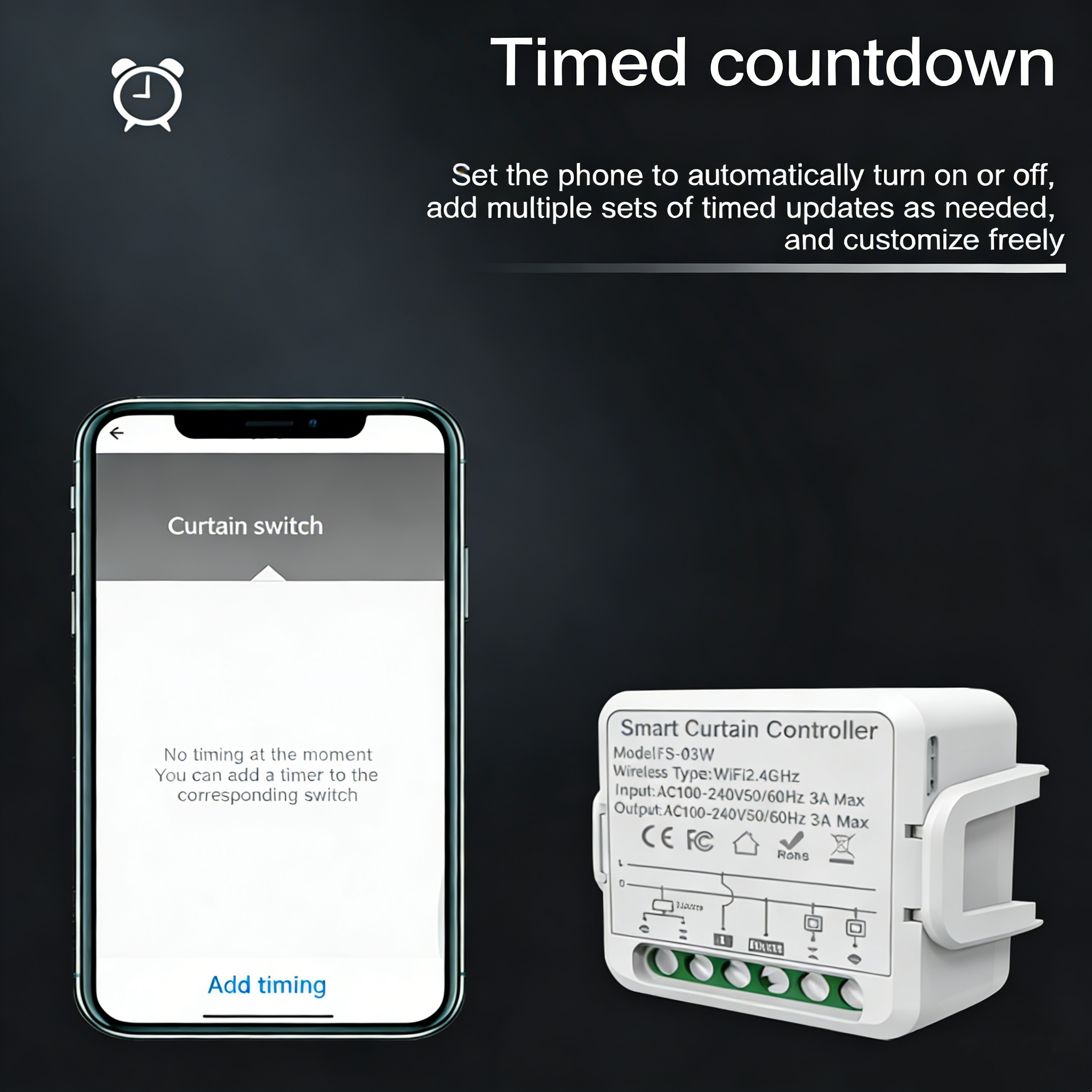 Tuya WiFi Curtain Switch Modul - Curtain Motor のレビューと価格