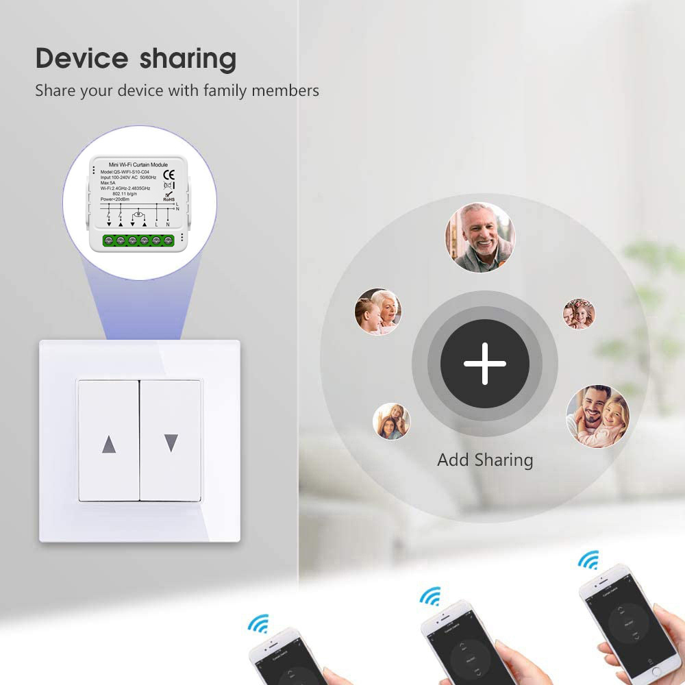 Tuya WiFi Zigbee Smart Curtain - Curtain Motor のレビューと価格